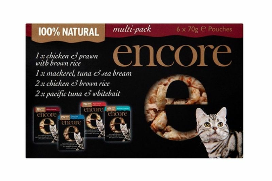 Cat Food Mixed Multipack (70g x 6) (Encore)