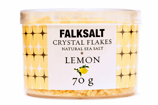 Lemon Crystal Sea Salt Flakes 70g (Falksalt)