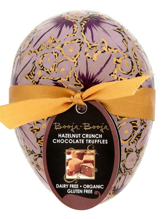 Please note this is a non-edible egg containing 3 luxury truffles