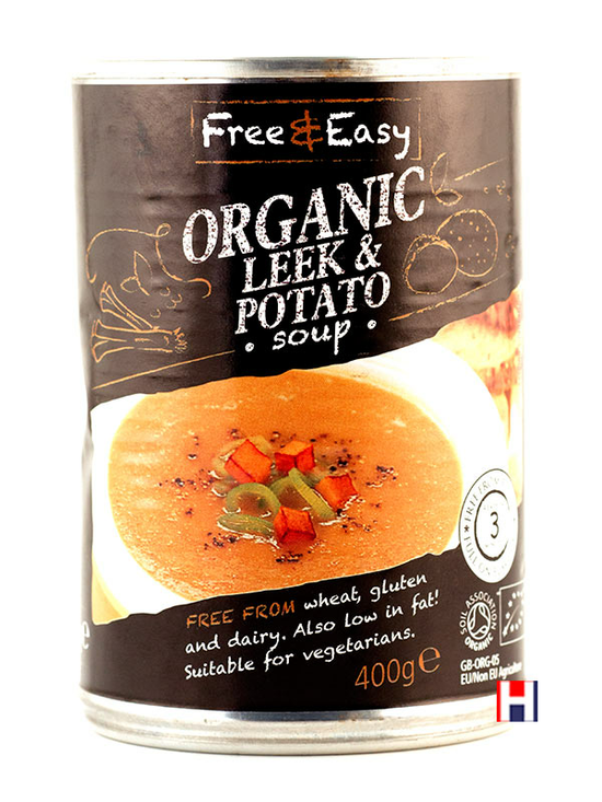 Leek & Potato Soup, Organic 400g (Free & Easy)