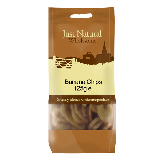 Sweetened Banana Chips 125g (Just Natural Wholesome)