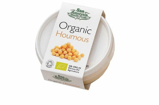 Organic Houmous 170g (San Amvrosia Health Foods Ltd)