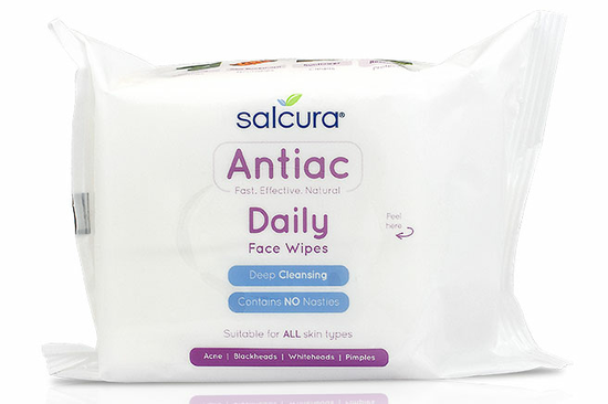 Antiac Daily Face Wipes 25 Pads (Salcura)