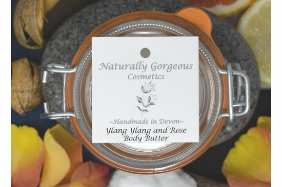 Ylang Ylang & Rose Body Butter 70g (Naturally Gorgeous Cosmetics)