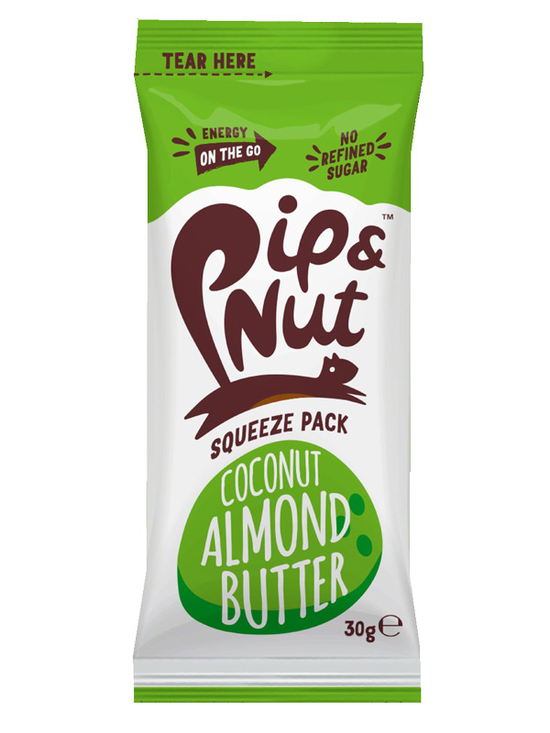 Coconut Almond Butter Squeeze Pack 30g (Pip & Nut)