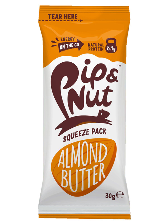 Almond Butter Squeeze Pack 30g (Pip & Nut)