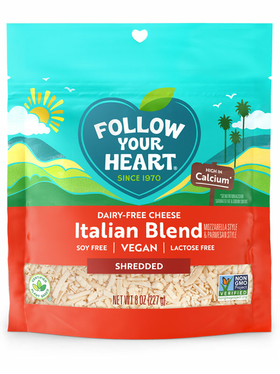 Dairy-Free Italian Blend Shredded 227g (Follow Your Heart)
