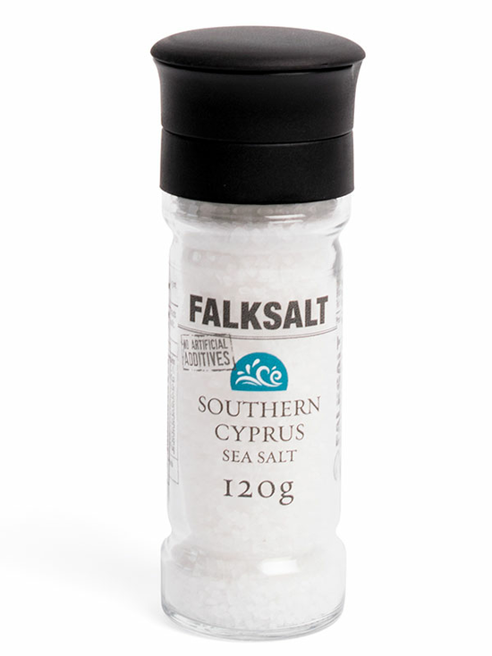 Southern Cyprus Coarse Sea Salt Mill 120g (Falksalt)