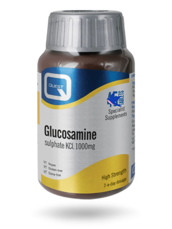 Vegan Glucosamine Sulphate KCL 1000mg 180 tablet (Quest)