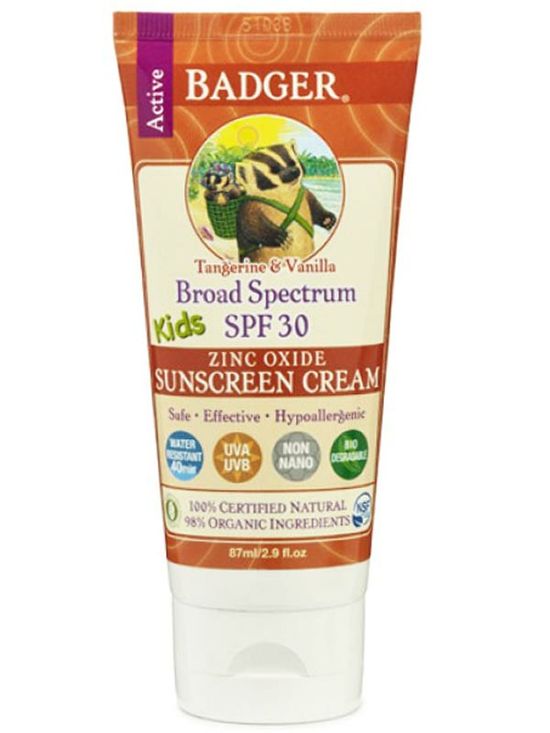 Kids Sunscreen SPF 30, Organic 87ml (Badger)