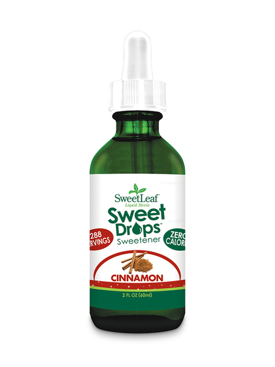 Natural Stevia Sweetdrops 60ml, Cinnamon (SweetLeaf)