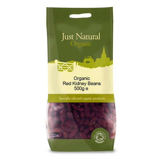 Red Kidney Beans 500g, Organic (Just Natural Organic)