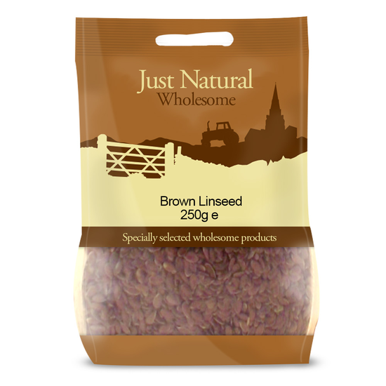 Brown Linseed 250g (Just Natural Wholesome)