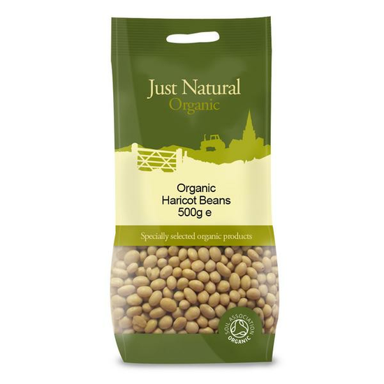 Haricot Beans 500g, Organic (Just Natural Organic)