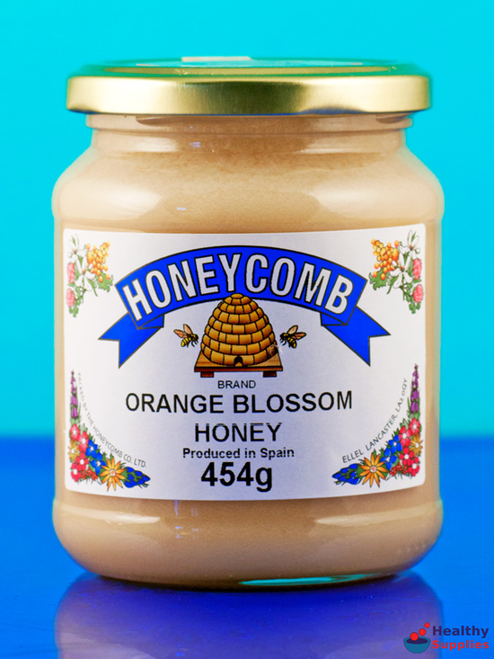 Spanish Orange Blossom Honey, Set 454g (Honeycomb)