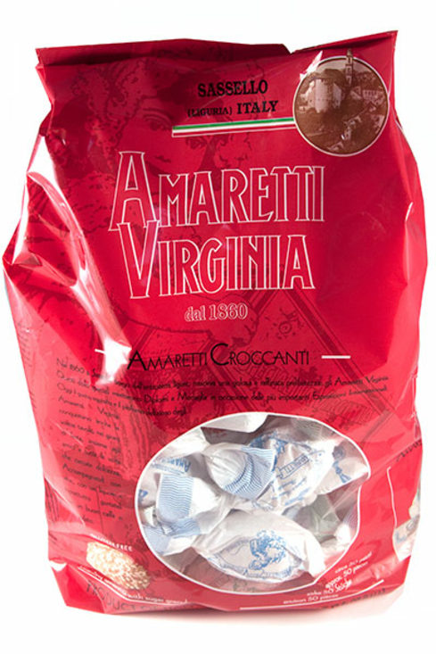 Crunchy Amaretti Red Window Bag 500g (Virginia)
