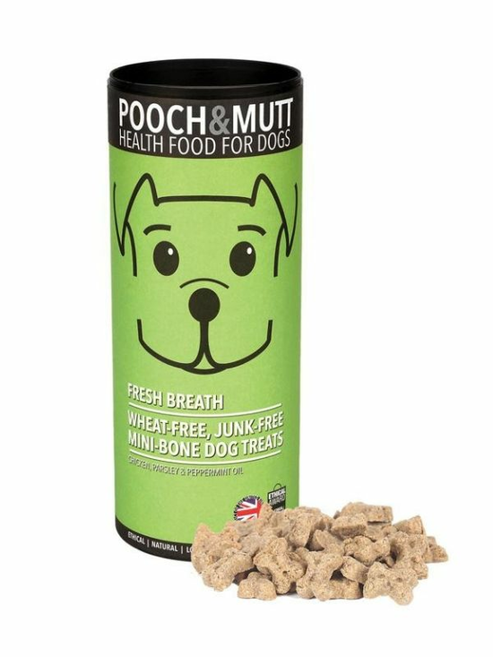 Fresh Breath Hand Baked Dog Treats 125g (Pooch and Mutt)