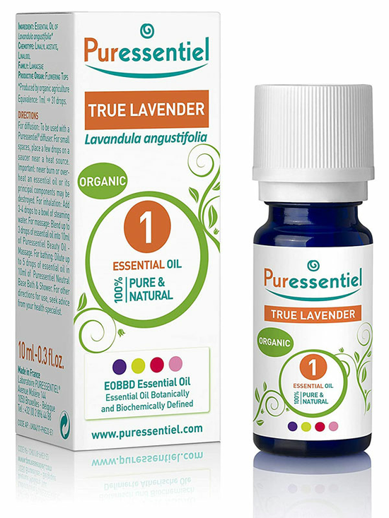 Organic True Lavender Essential Oil 10ml (Puressentiel)