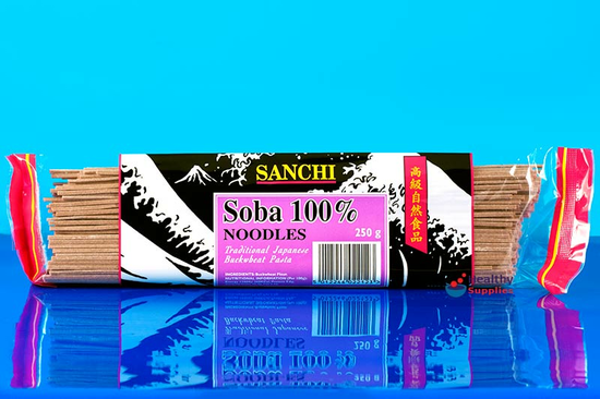100% Buckwheat Soba Noodles, 250g (Sanchi)