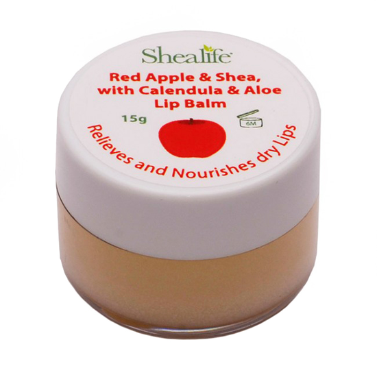 Red Apple & Shea with Aloe & Calendula Lip Balm 15g (Shealife)