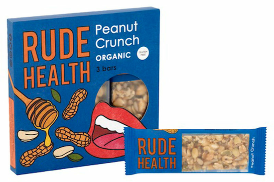 Organic Peanut Crunch Bar Multipack 3x25g (Rude Health)