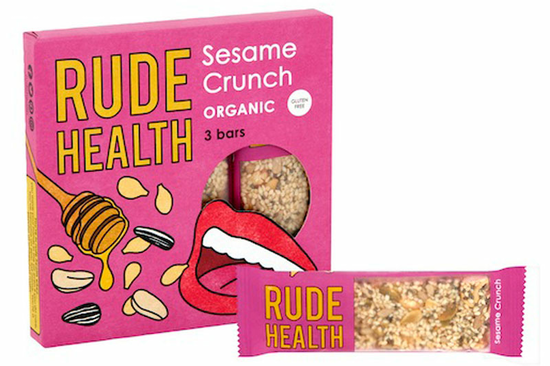 Organic Sesame Crunch Bar Multipack 3x25g (Rude Health)
