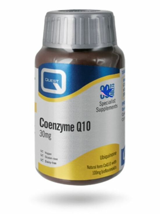 CoEnzyme Q10 30mg 60 tablet (Quest)