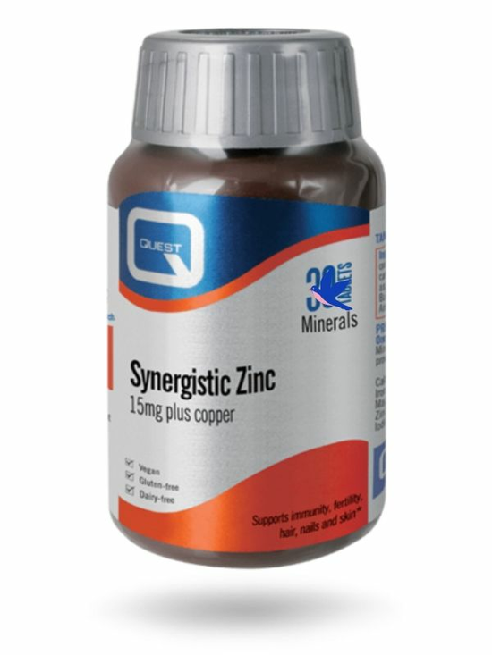 Synergistic Zinc 15mg 90 tablet (Quest)
