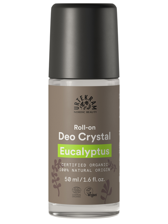 Crystal Deodorant Roll On Eucalyptus, Organic 50ml (Urtekram)