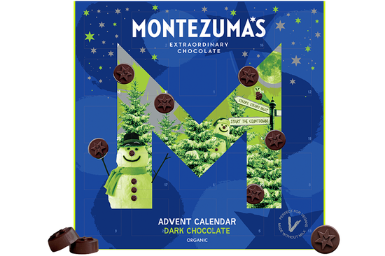 Dark Chocolate Advent Calendar 240g, Organic (Montezumas Chocolate)