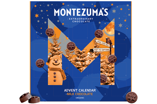 Milk Chocolate Advent Calendar, Organic 240g (Montezuma's)