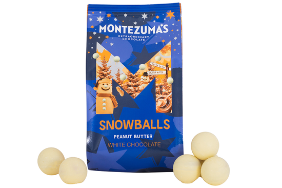 White Chocolate Peanut Butter Snowballs 150g (Montezumas Chocolate)