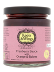 Organic Cranberry Sauce with Orange & Spices 200g (Roots & Wings)