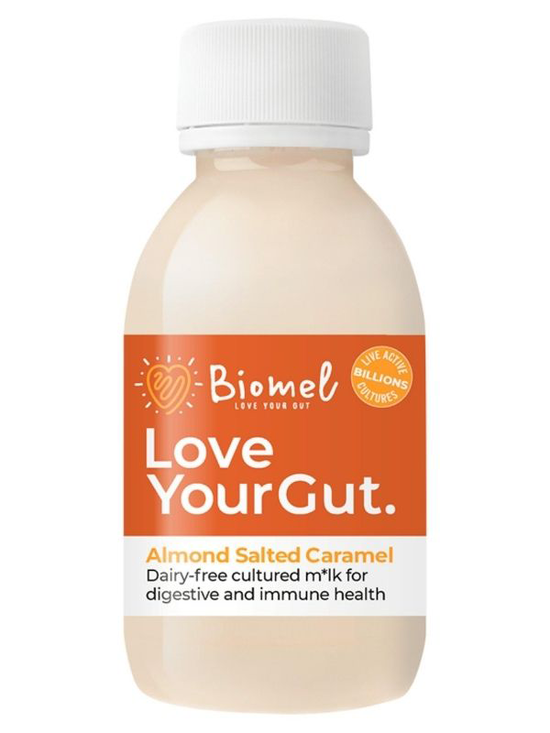 Natural Almond Salted Caramel Probiotic Shot 125ml (Biomel)