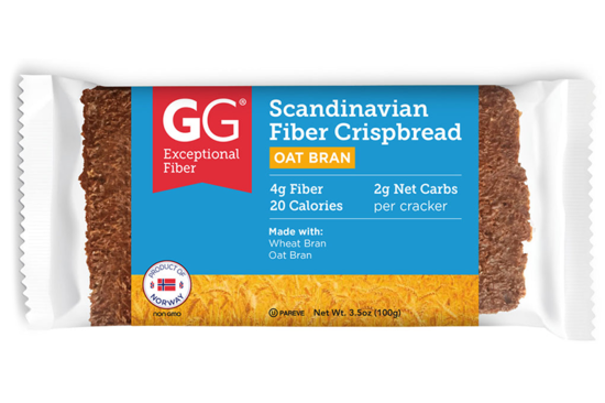 Scandinavian Fiber Crispbread with Oatbran 100g (GG Exceptional Fiber)