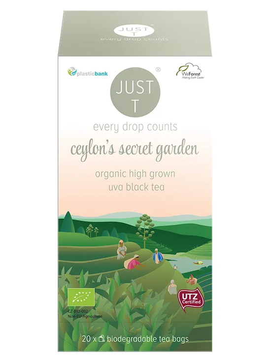 Organic Ceylon's Secret Garden, 20 bags (Just T)