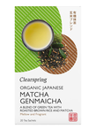 Organic Matcha Genmaicha, 20 Tea Sachets (Clearspring)