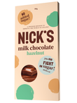 Stevia Milk Chocolate with Hazelnuts 75g (Nutri Nick)