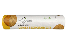 Organic Ginger Biscuits with Lemon 250g (Mr Organic)