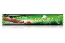 Mini Milk Chocolate and Caramel Bar with Stevia 20g (Cavalier)
