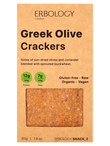 Greek Olive Crackers, Organic 50g (Erbology)
