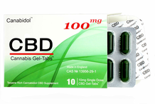 100mg CBD Gel-Tabs - 10 Tablets (Canabidol)