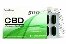 500mg CBD Gel-Tabs - 10 Tablets (Canabidol)