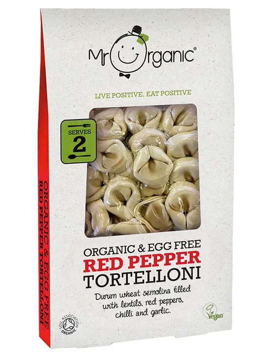 Organic Red Pepper Tortelloni 250g (Mr Organic)
