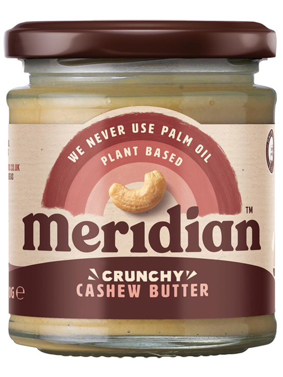 Crunchy Cashew Butter 170g (Meridian)