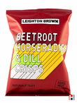Beetroot, Horseradish &amp; Dill Crisps 40g (Leighton Brown)