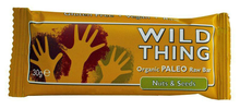 Raw Paleo Bar Nuts & Seeds 30g, Organic (Wild Thing)