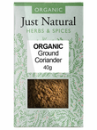 Ground Coriander 40g, Organic (Just Natural Herbs)
