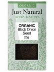 Black Onion Seeds 25g, Organic (Just Natural Herbs)