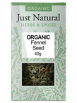 Fennel Seeds 40g, Organic (Just Natural Herbs)